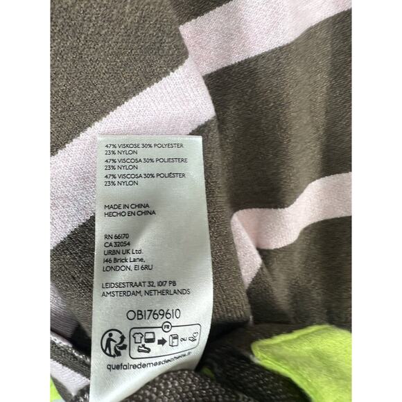 Free People We The Free Manny Cardi Brown Stripe Cardigan Sweater Size X-Small - Picture 9 of 9